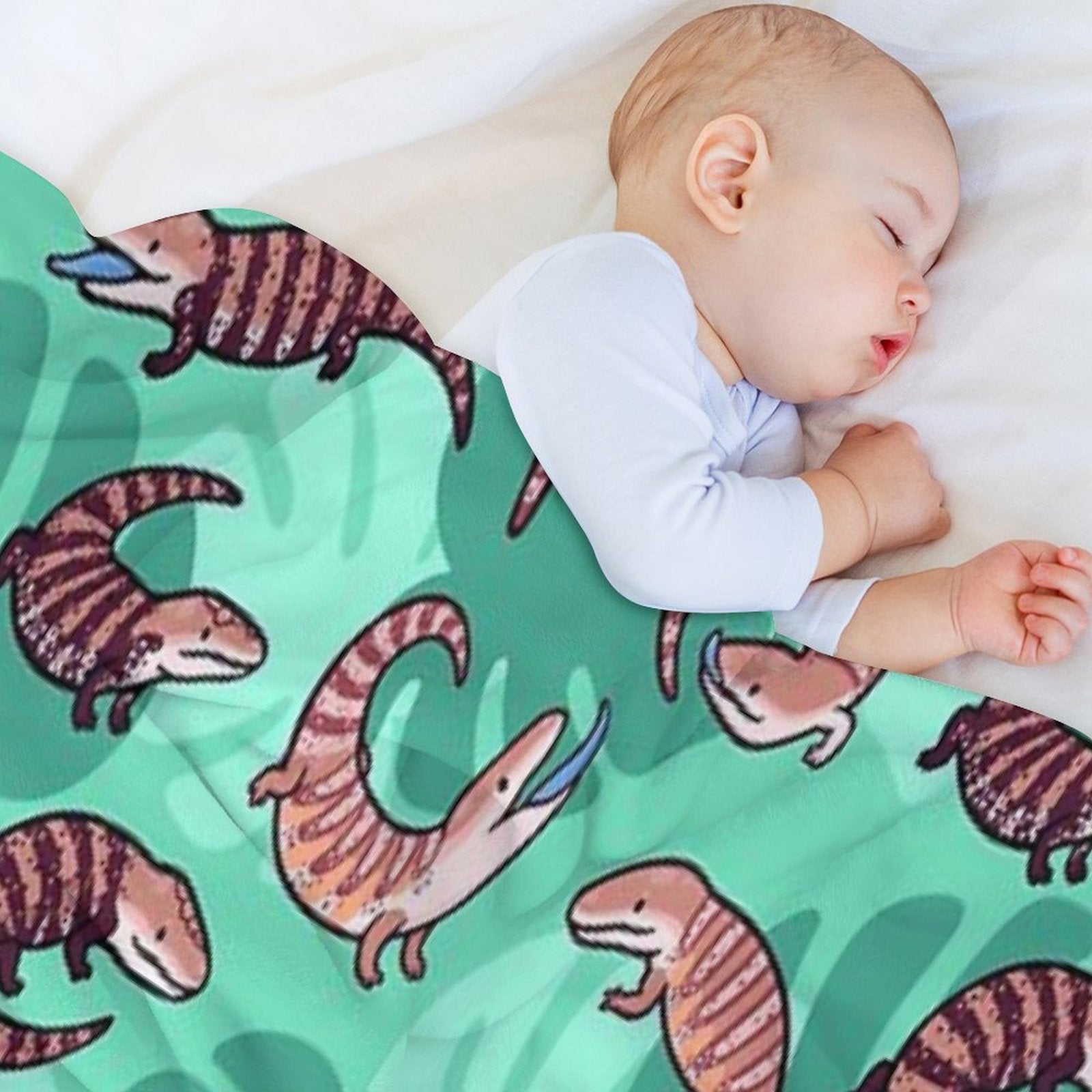 Blue Tongue Skink Versatility Throw Blanket