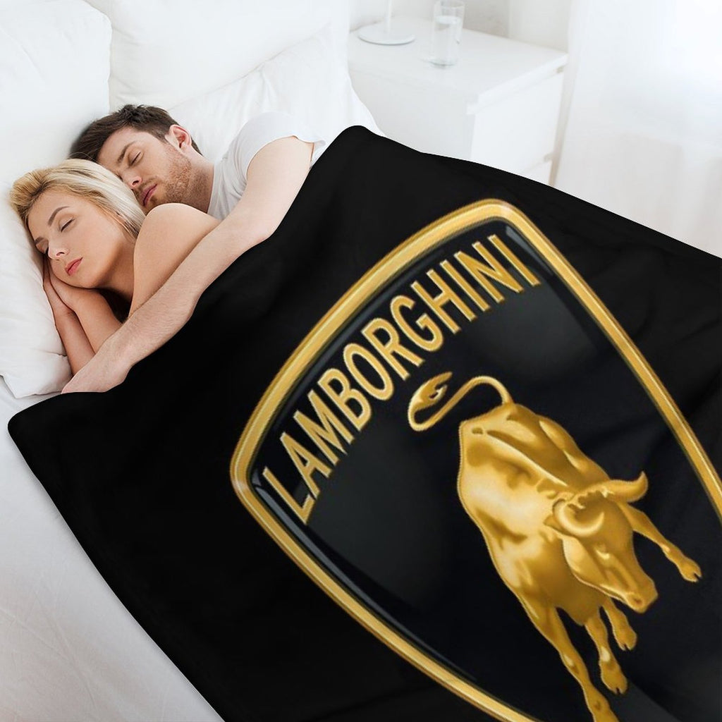 Pure Yellow Jasmine Anti-pilling Throw Blanket