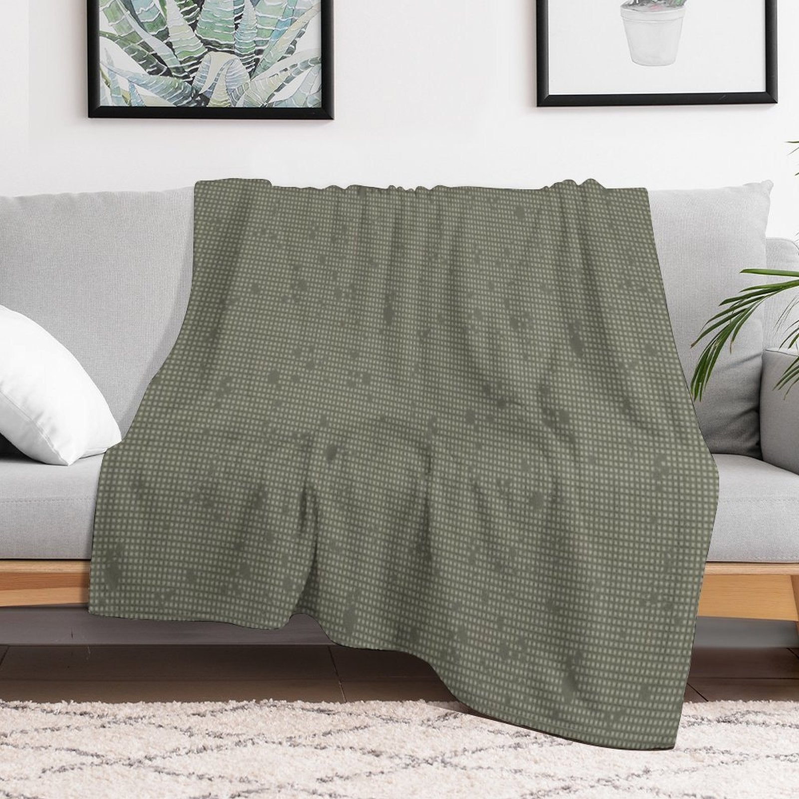 Desert Night Camo Compact Throw Blanket