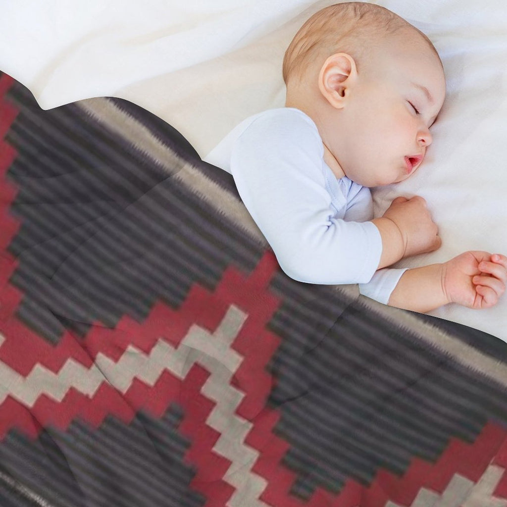 Navajo Weaving Blanket Moki Print Anti-pilling Throw Blanket