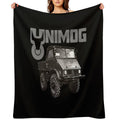 UNIMOG Oldschool (on Black) Comfort Throw Blanket