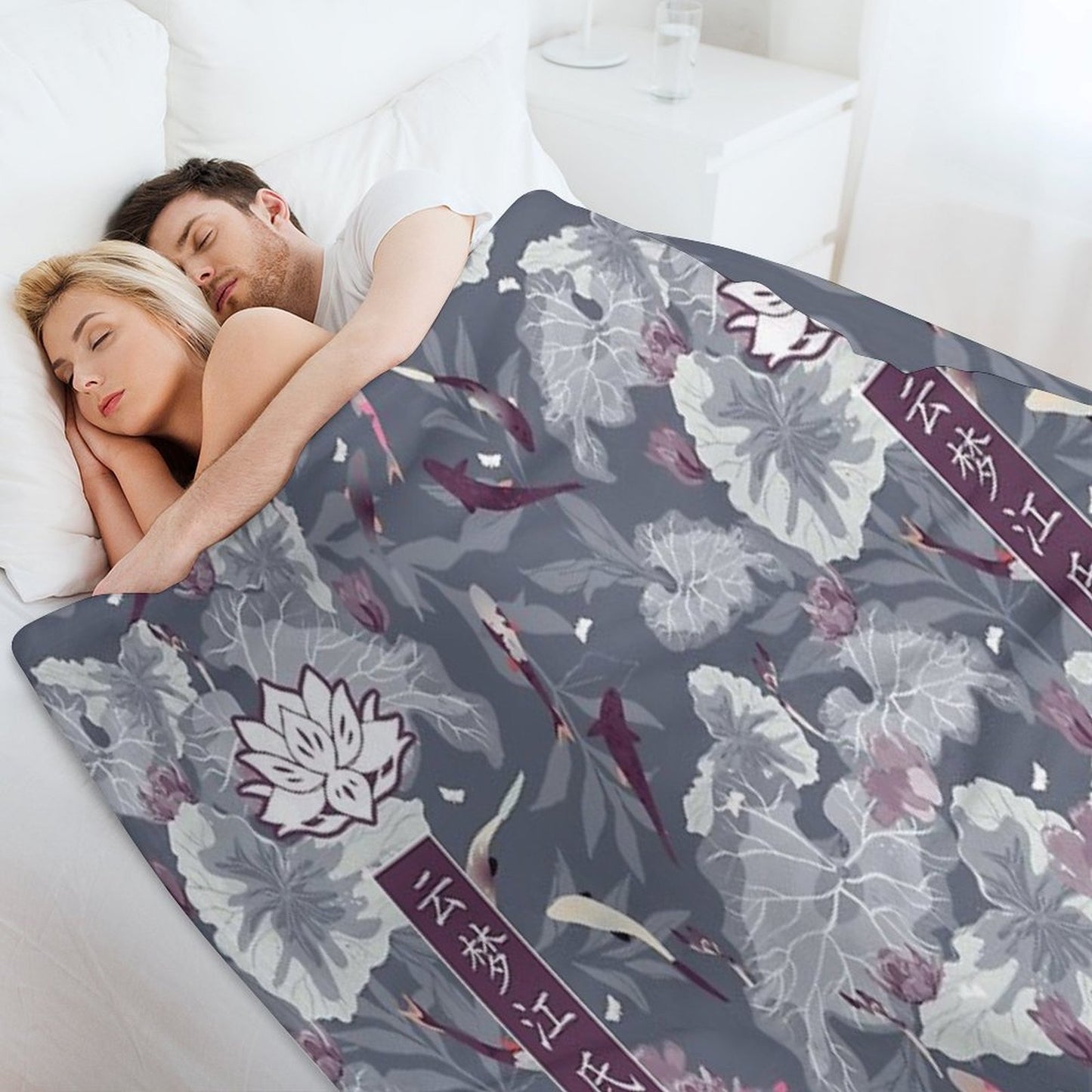 Yunmeng Jiang The Untamed [LOTUS PIER] Shrink-resistant Throw Blanket