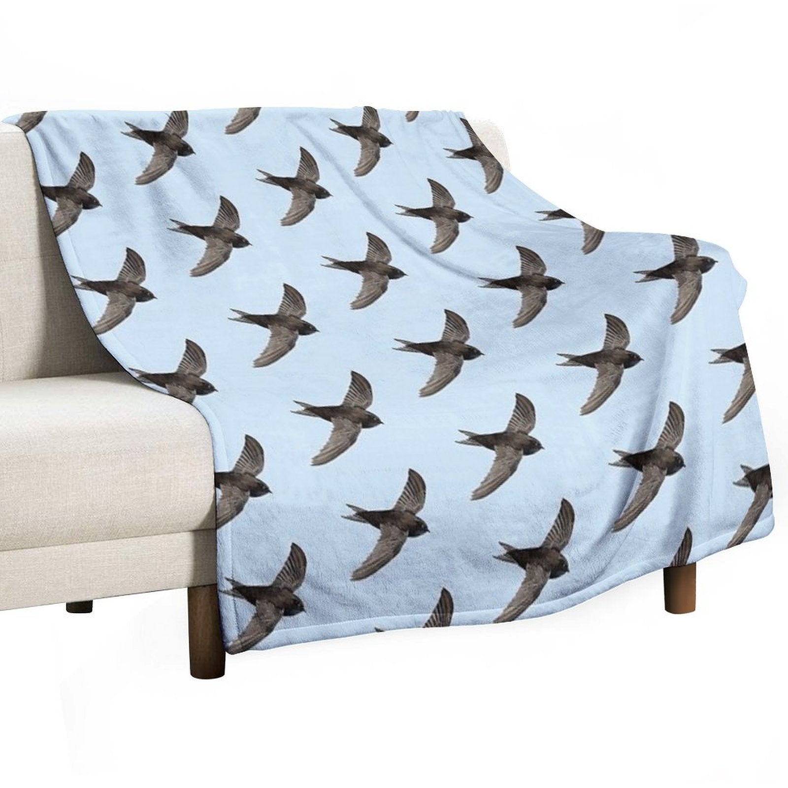 COMMON SWIFT-Apus Apus Anti-pilling Throw Blanket