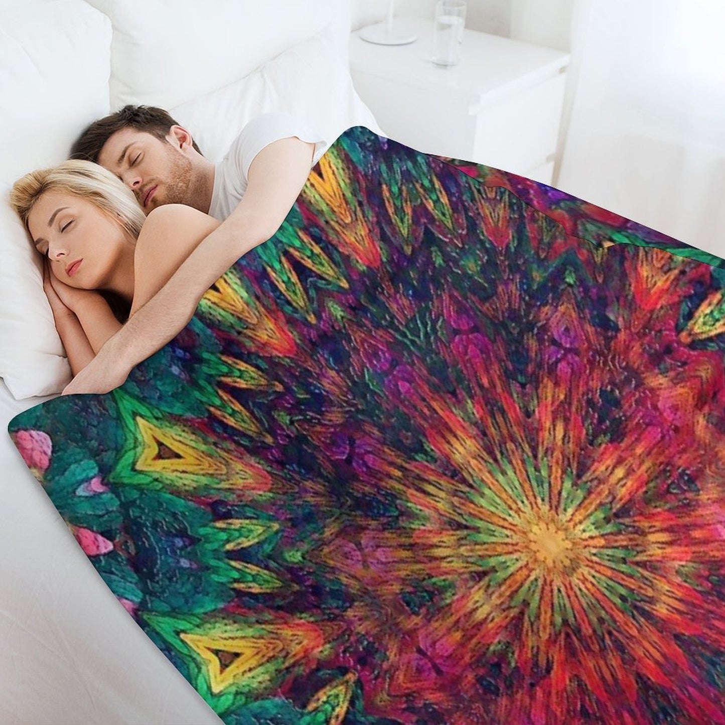 Mandala Love Compact Throw Blanket