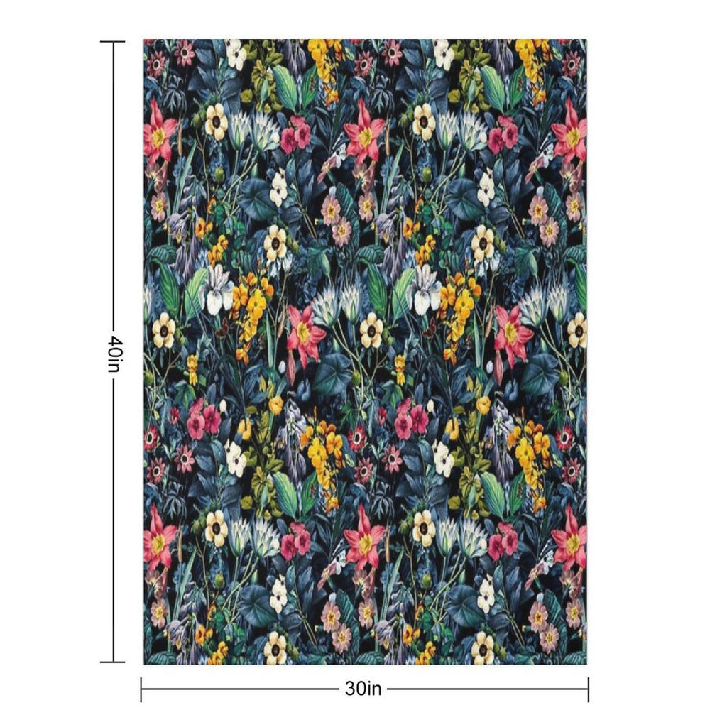 Exotic Garden Quick-dry Throw Blanket