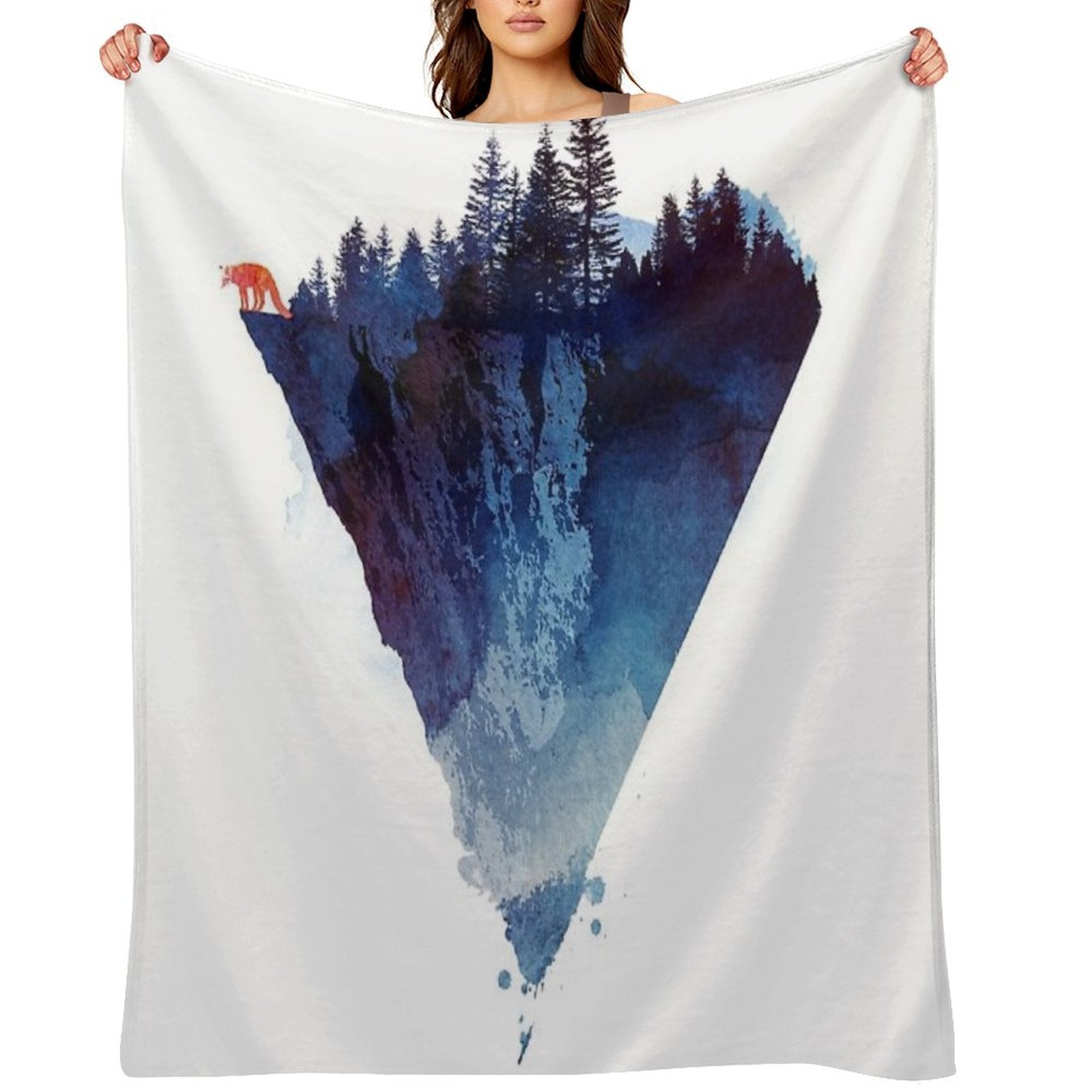 Near to The Edge Eco-conscious Throw Blanket