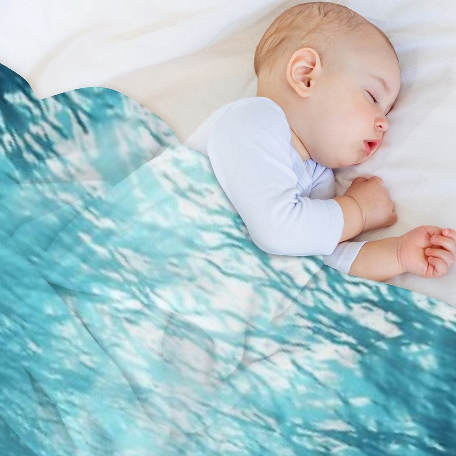 Look at Under The Sea Easy Care Throw Blanket