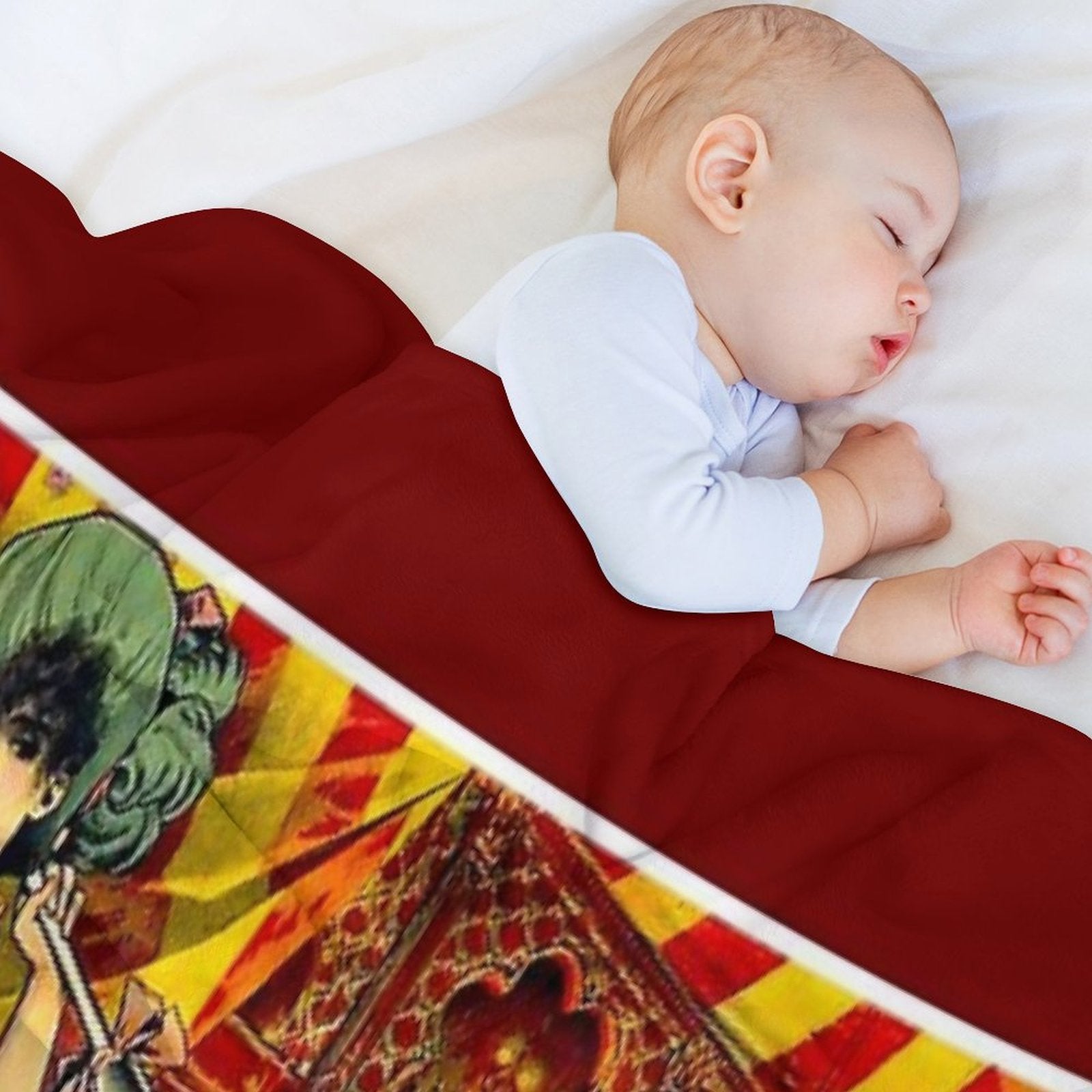 CIRCUS  Vintage 1890 Circus Advertising Print Velvety-soft Throw Blanket