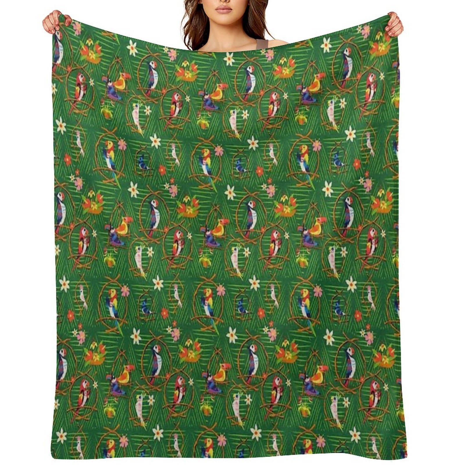 Enchanted Tiki Room Quick-dry Throw Blanket