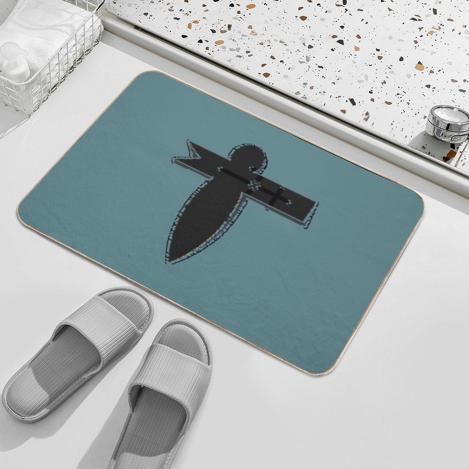 Paper Bird  Chihiro Durable Bath Mat