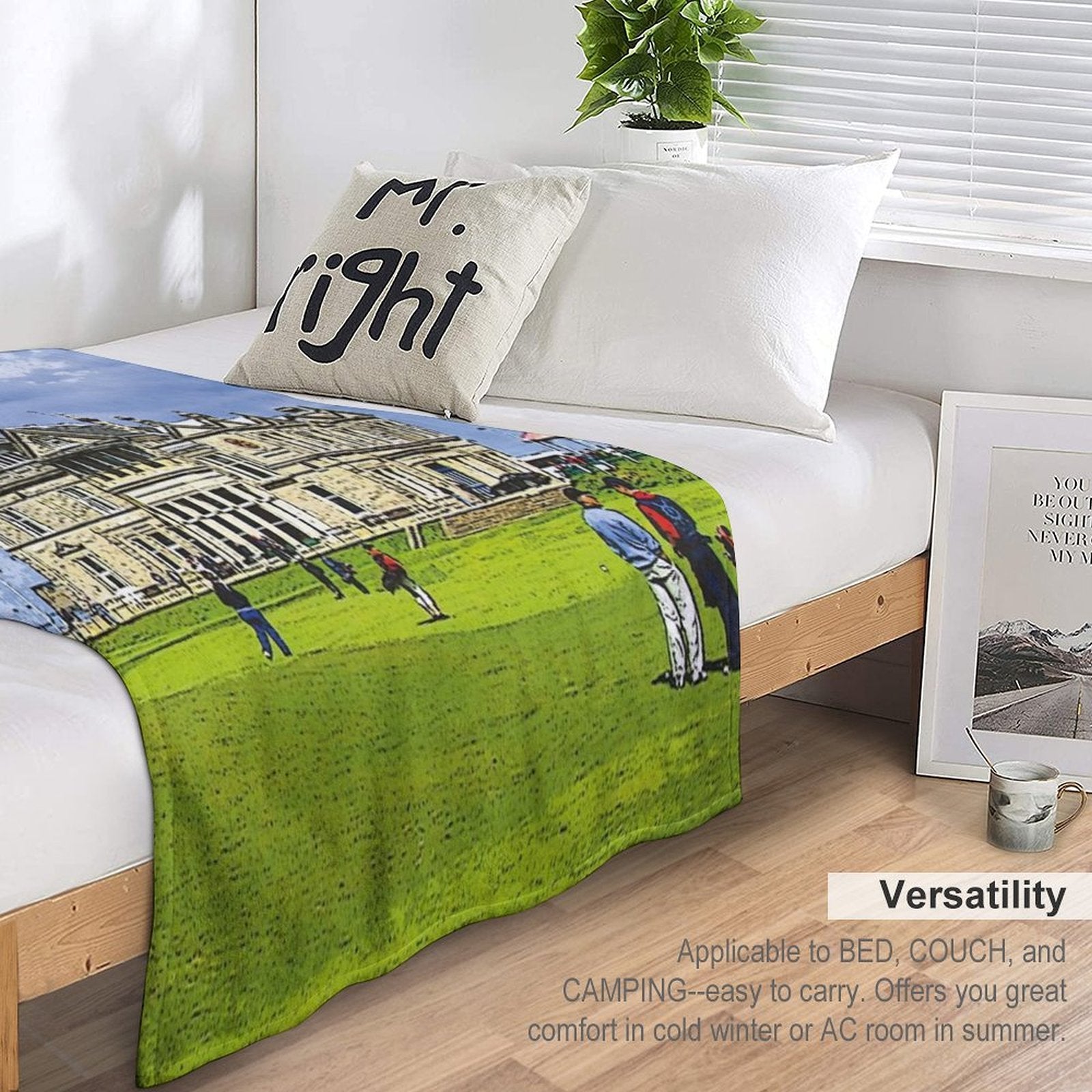 St Andrews Scotland All-season Throw Blanket