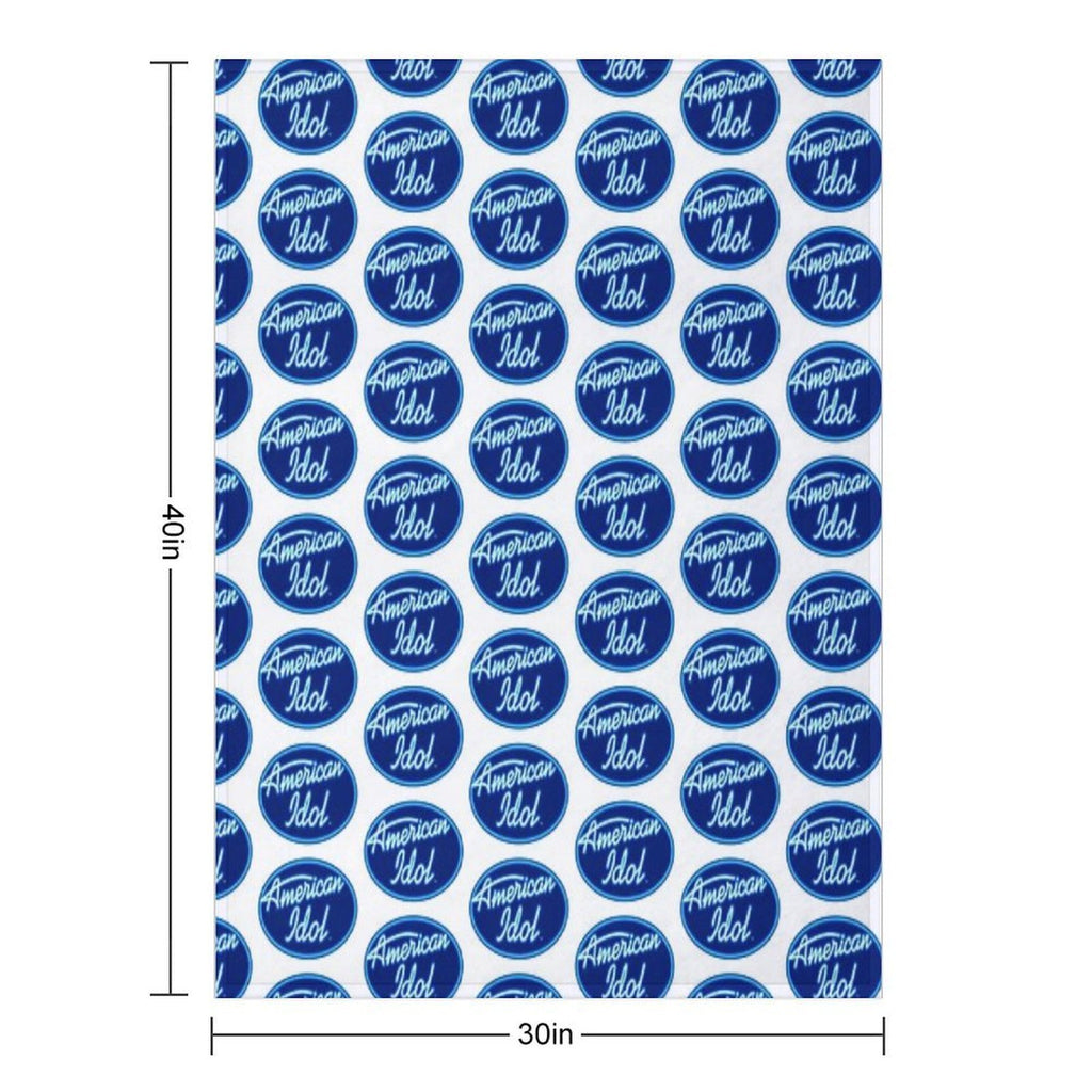 American Idol Sticker Velvety-soft Throw Blanket