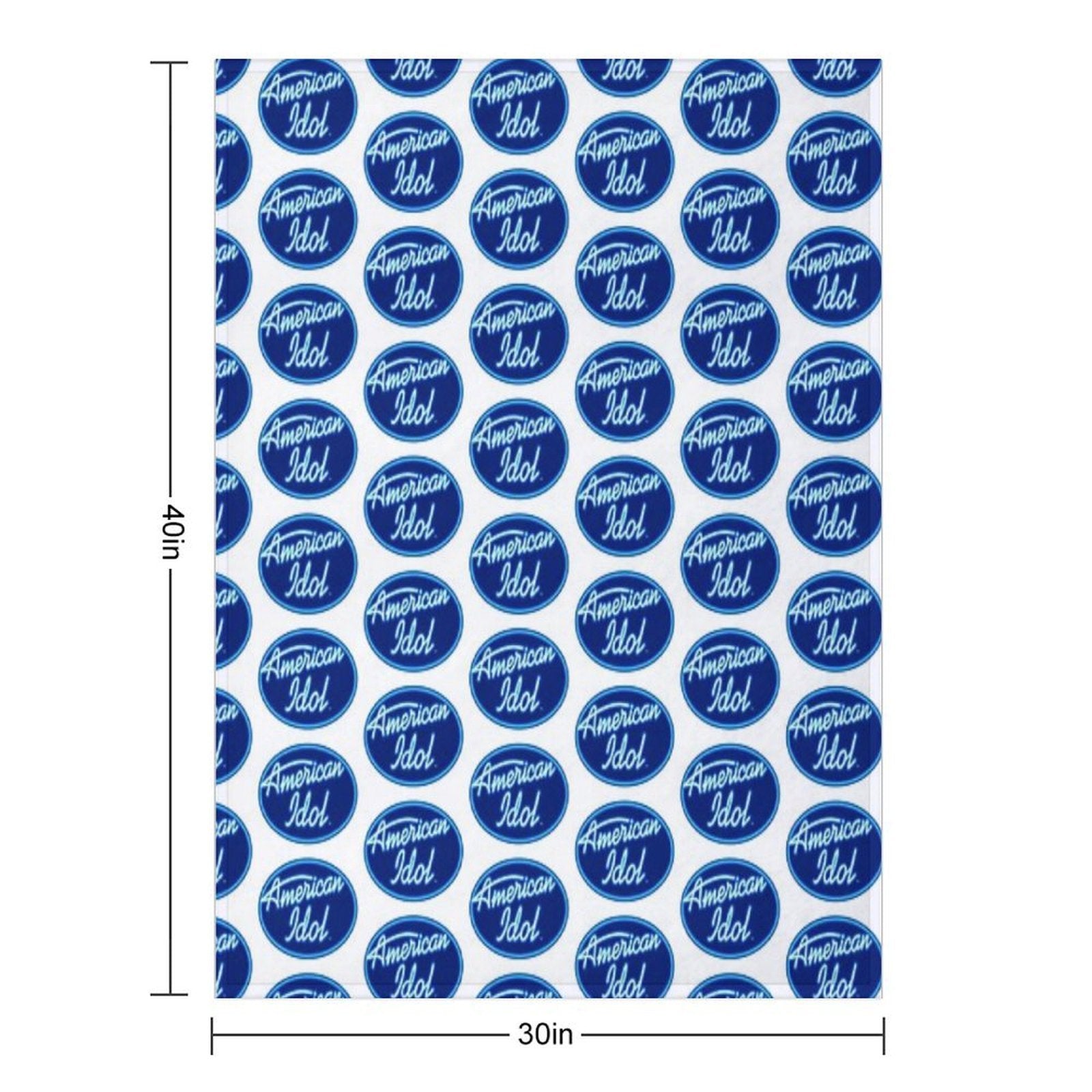 American Idol Sticker Velvety-soft Throw Blanket