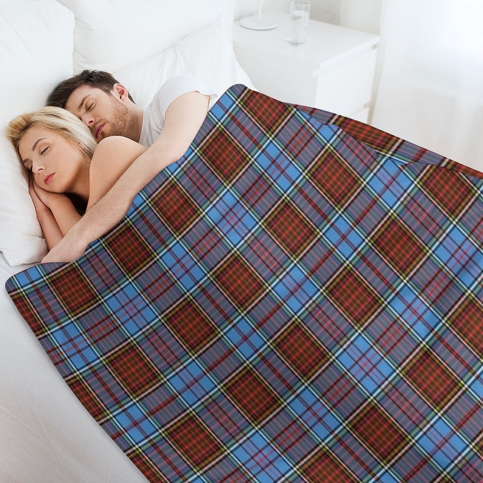 Clan Anderson Tartan Compact Throw Blanket