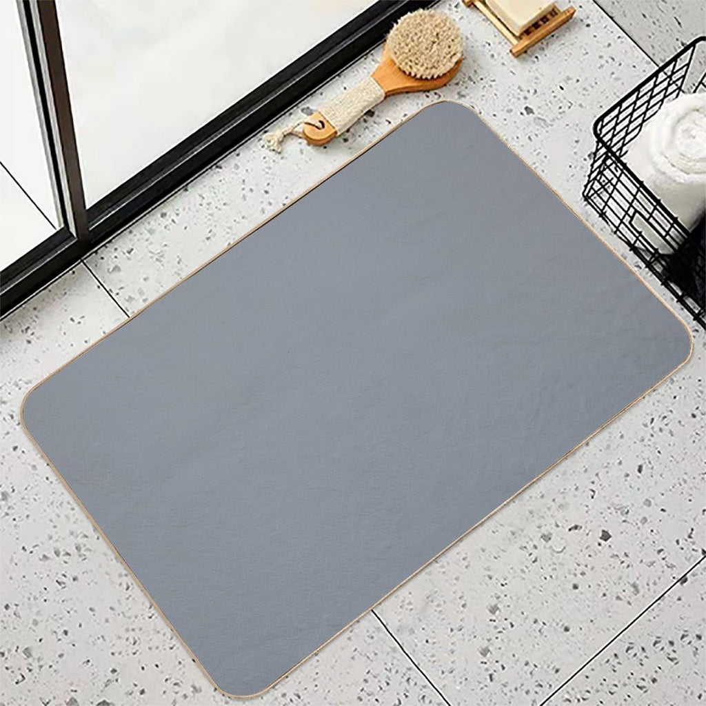 Lava Gray - Grey  Absorbent Bath Mat