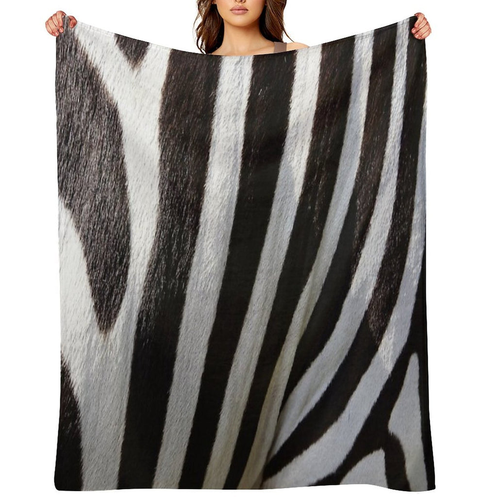 Animal Zebra Print Gift-ready Throw Blanket