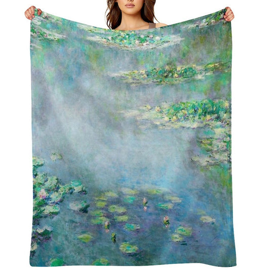 Monet Water Lilies  Nymphéas 1906 Durable Throw Blanket