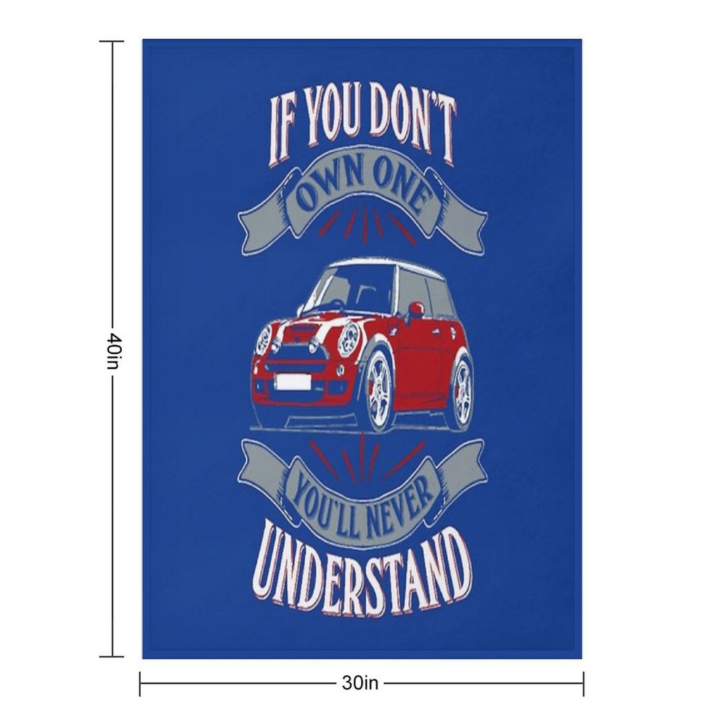 Mini Cooper - Mini Cooper - You Don't Own One Mi Shrink-resistant Throw Blanket