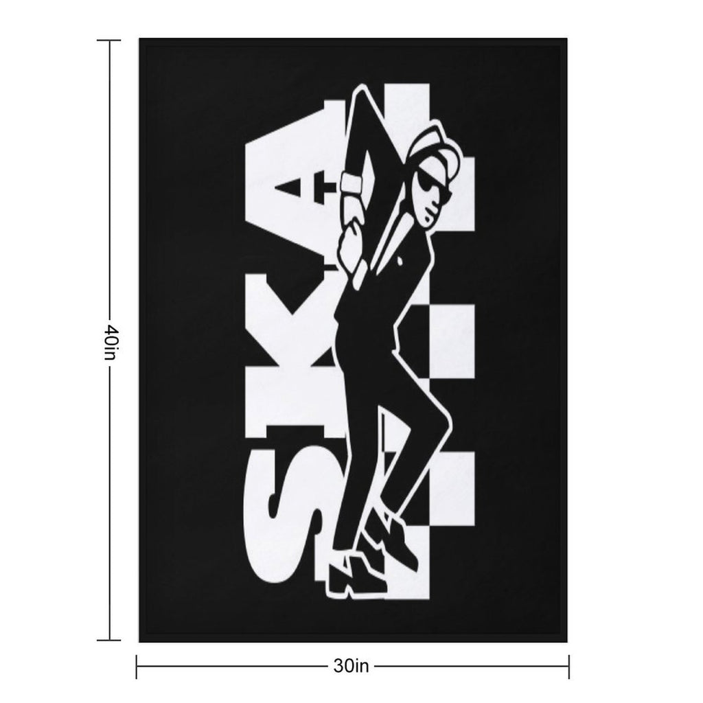SKA Machine-washable Throw Blanket