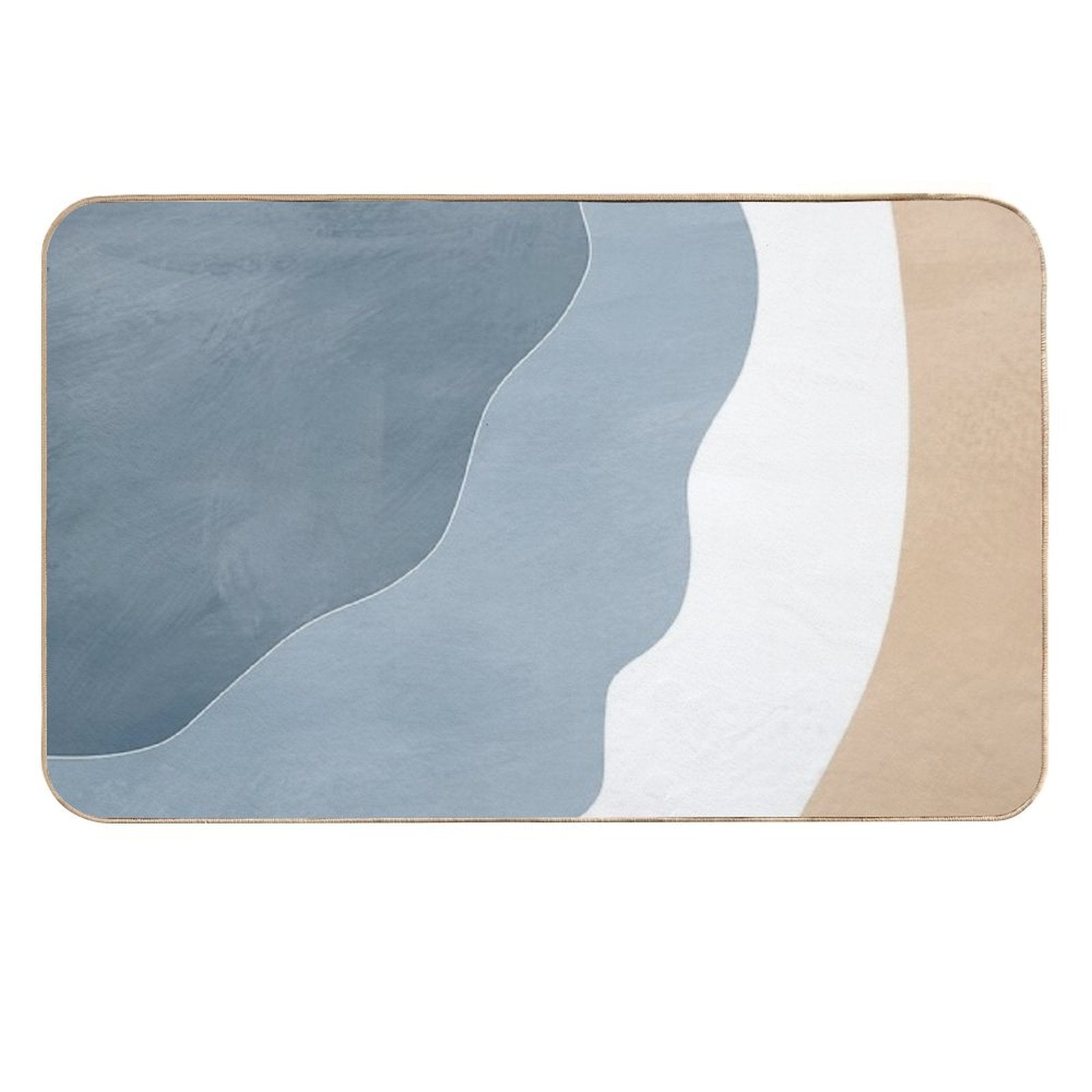 Abstract Beach  Versatile Bath Mat