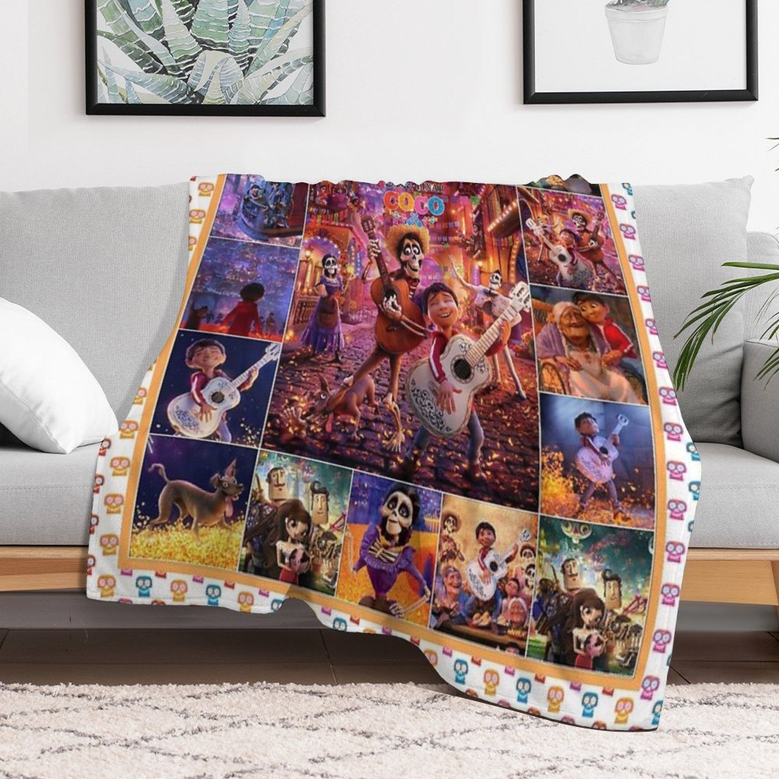 Coco Hector, Ernesto De La Cruz, Imelda Dante Anti-pilling Throw Blanket