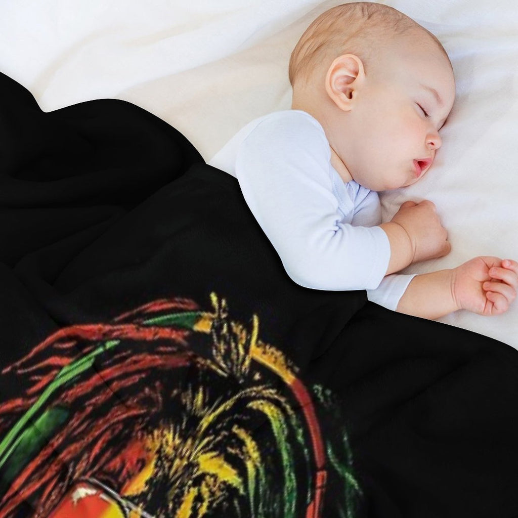 Bob Marley Lion Multi-functional Throw Blanket