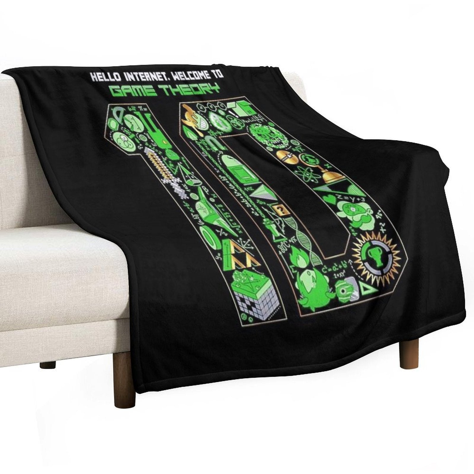 Game Theory 10th Anniversary Easy Care Throw Blanket