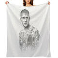 Michael Scofield, Prison Break Fan-art Wrinkle-free Throw Blanket
