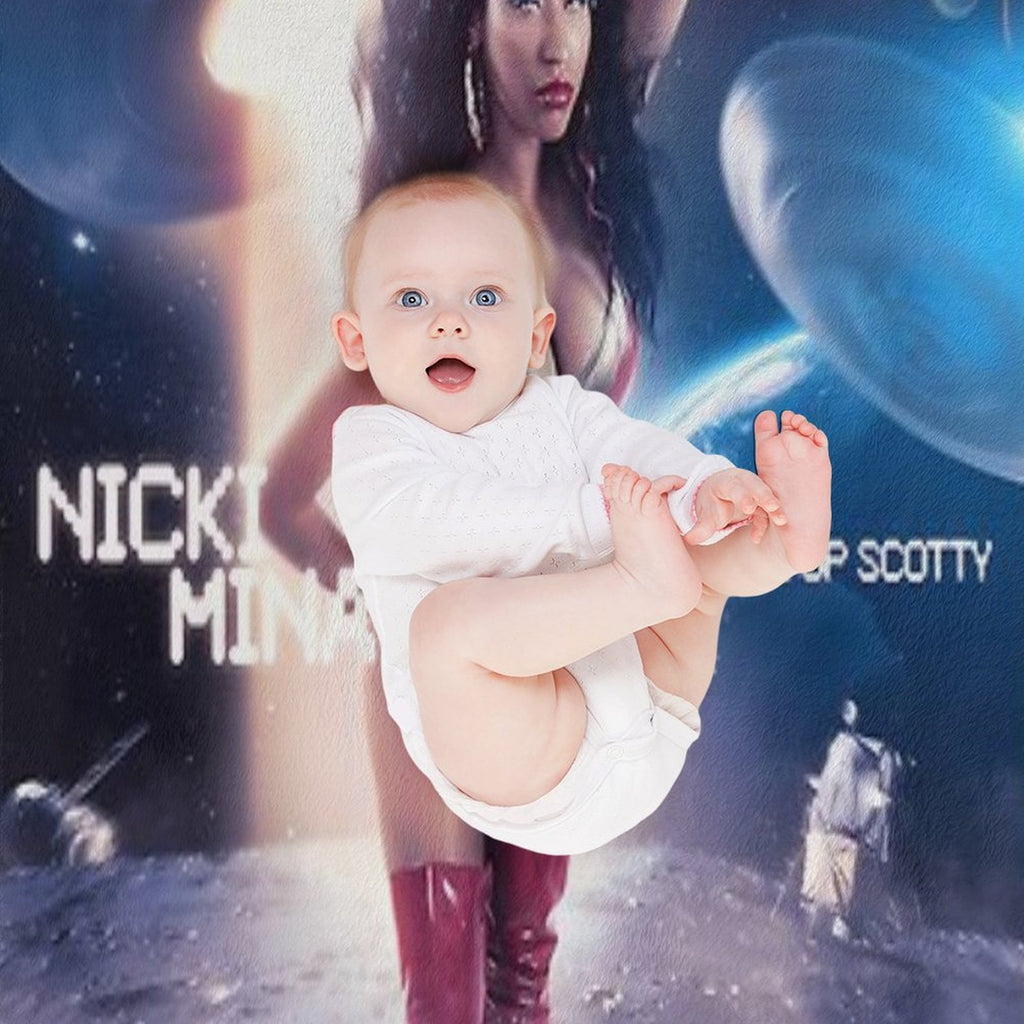 The Nicki Queen Classic -Nicki Barbz Essential Easy Care Throw Blanket