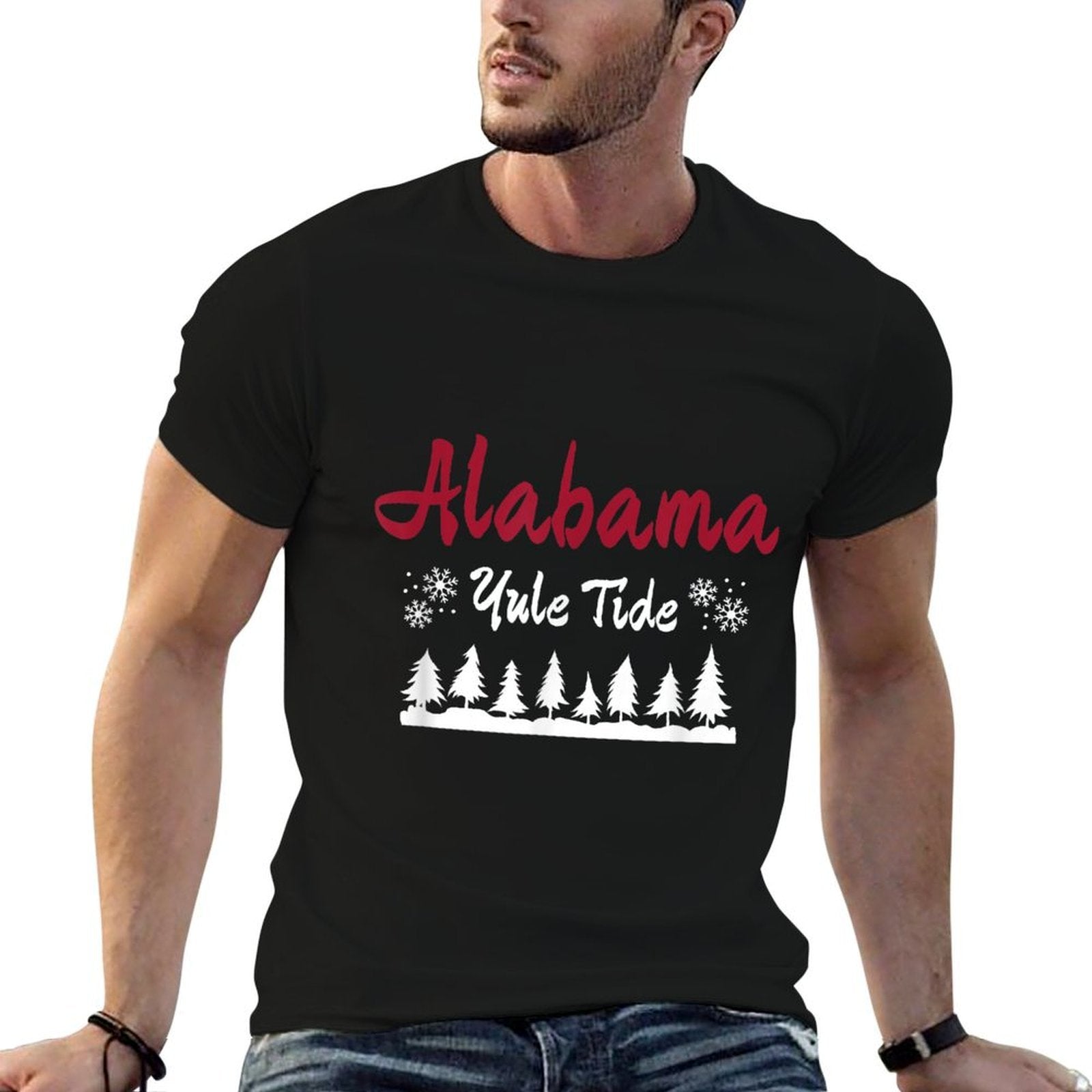 Alabama Yule Tide Christmas Holiday Season  Relaxed-fit T-Shirt