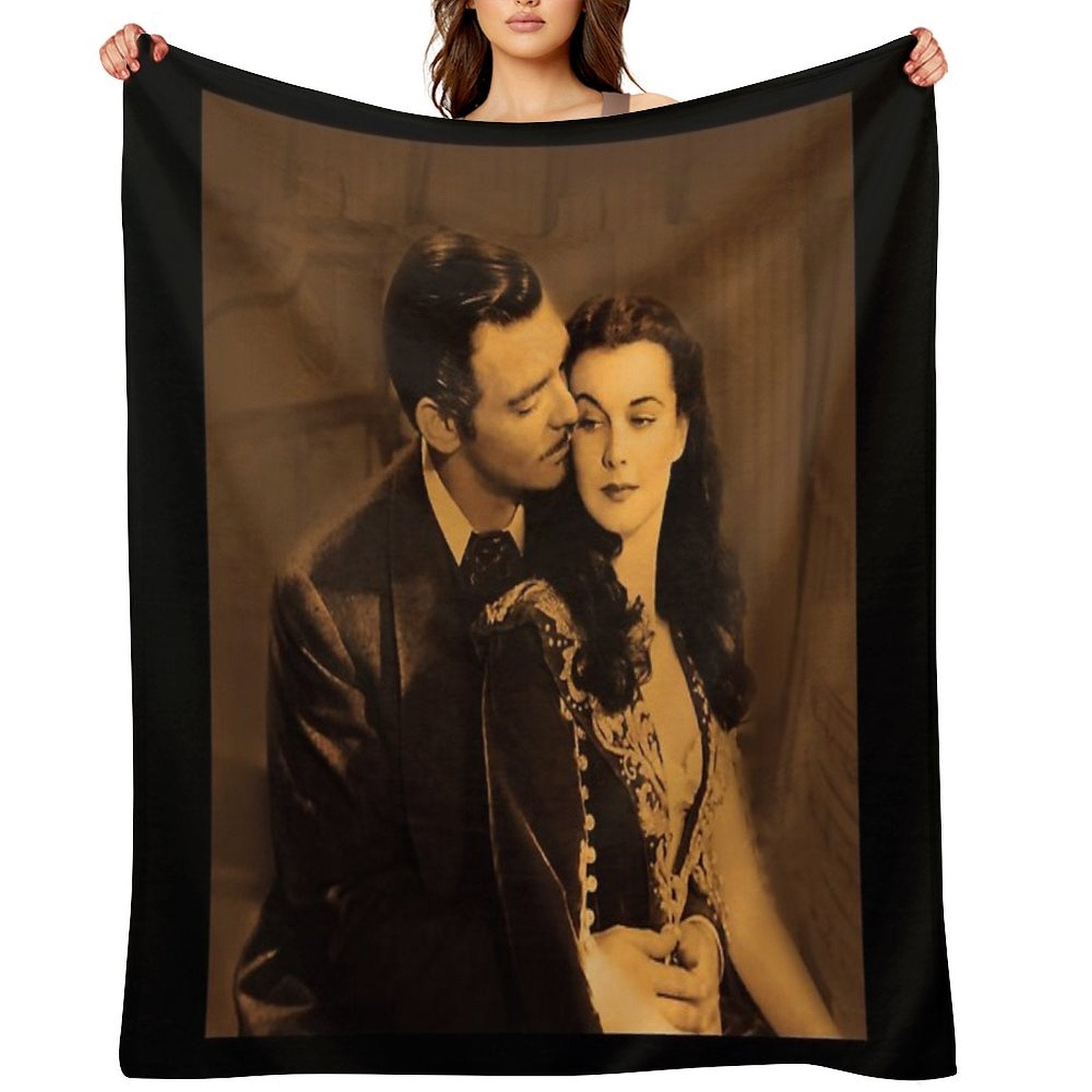 Gone with The Wind Wrinkle-free Throw Blanket