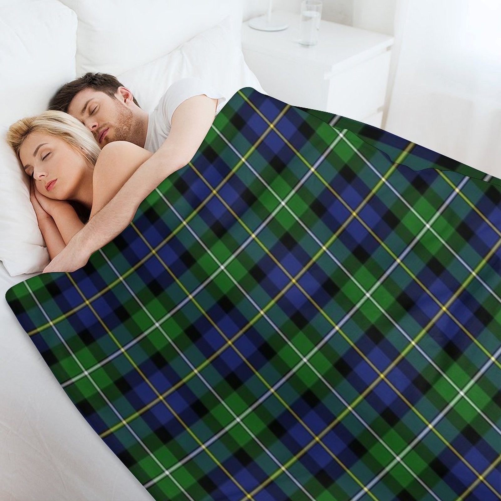 MCCORMICK Tartan  Irish Family Name, Ancestral Tartan Design Shrink-resistant Throw Blanket