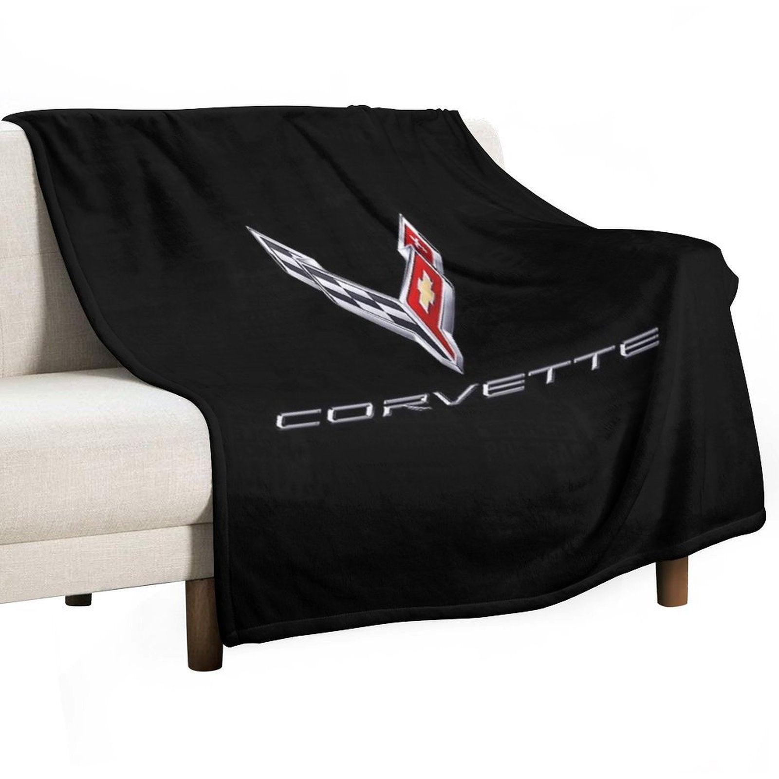 Best of Corvette Hi Logo Machine-washable Throw Blanket