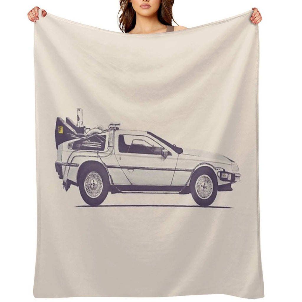 Delorean Multi-functional Throw Blanket