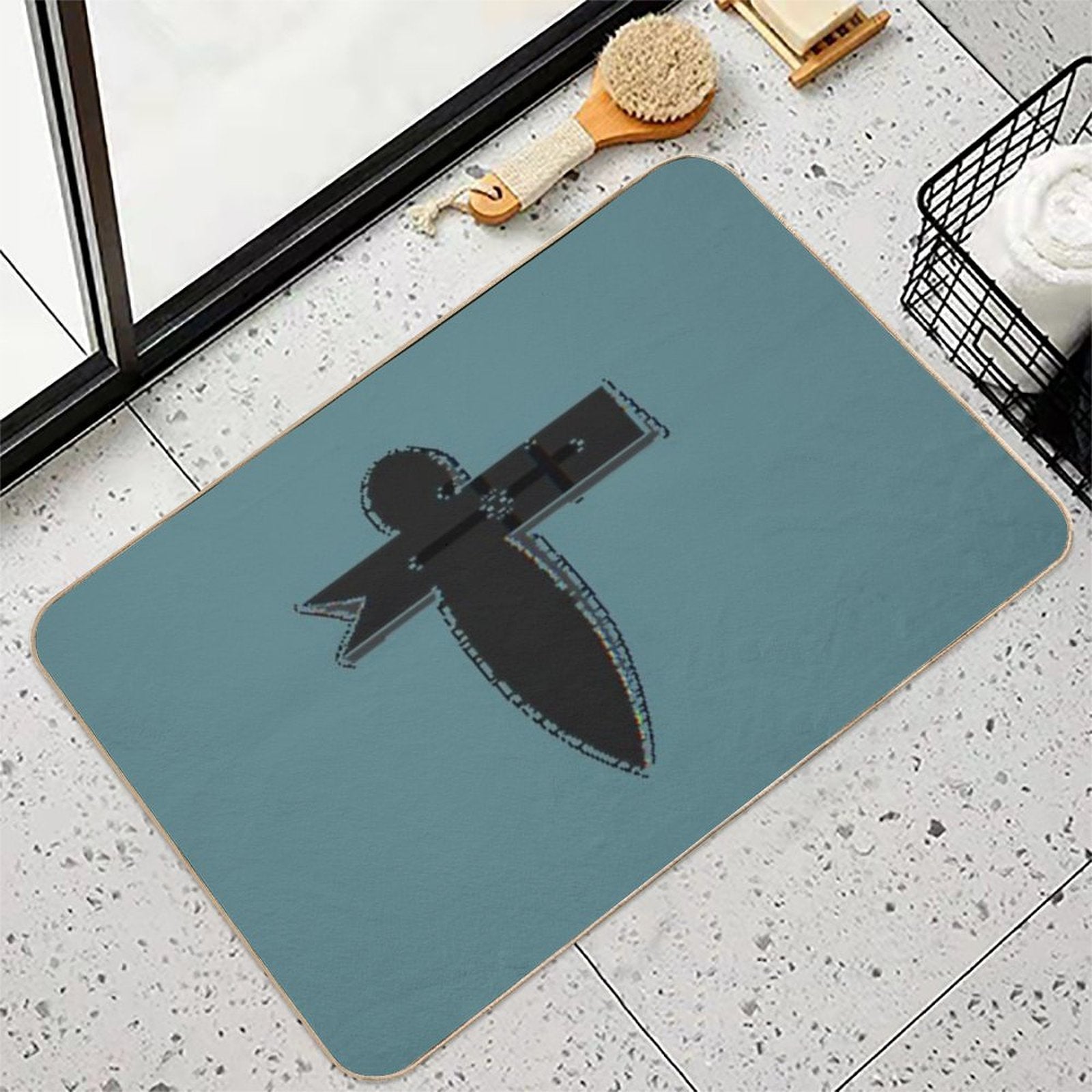 Paper Bird  Chihiro Durable Bath Mat