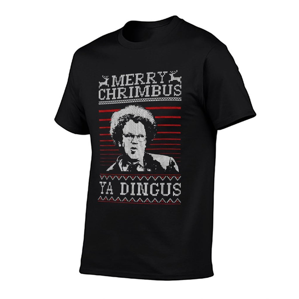 Merry Chrimbus Christmas Ya Dingus  Fade-proof Color T-Shirt