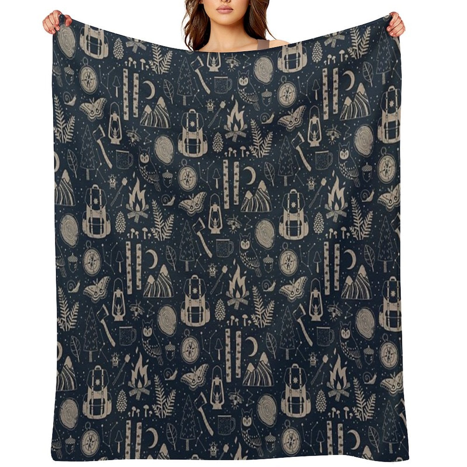 Into The Woods Shrink-resistant Throw Blanket