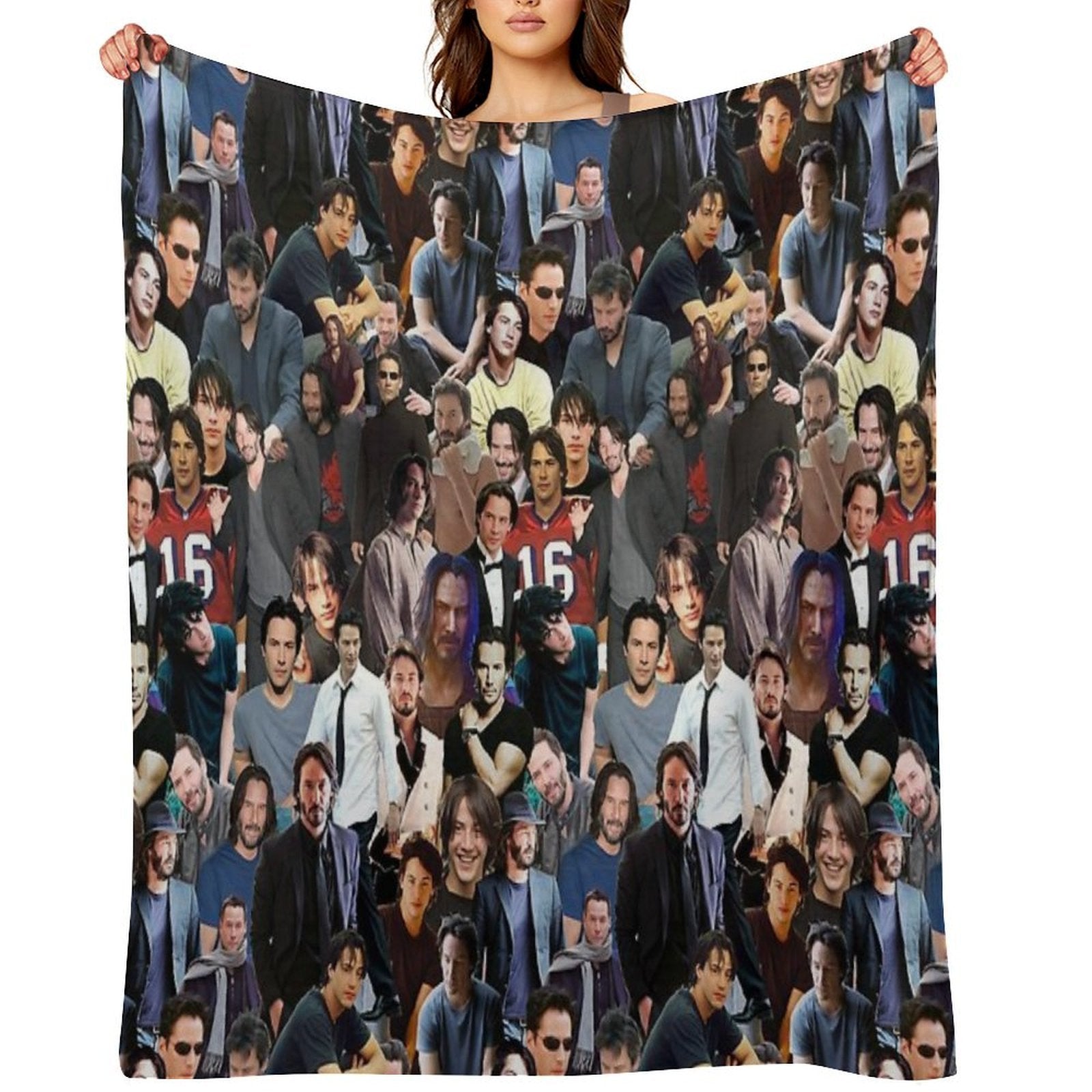 ALL of Keanu Reeves Travel-friendly Throw Blanket