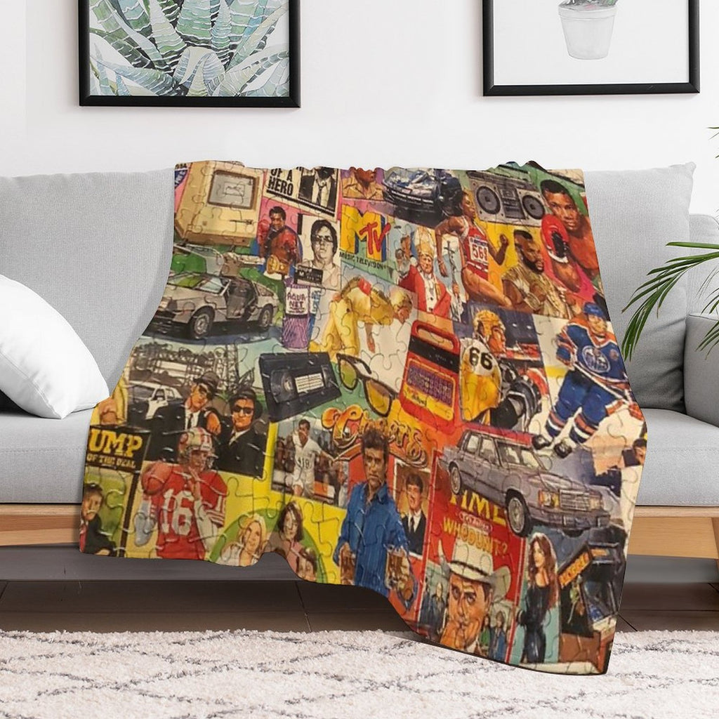 1980’s Shrink-resistant Throw Blanket