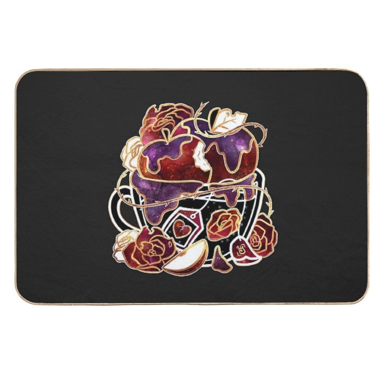 Gilded Poison Apple Teacup  High-Traffic Bath Mat