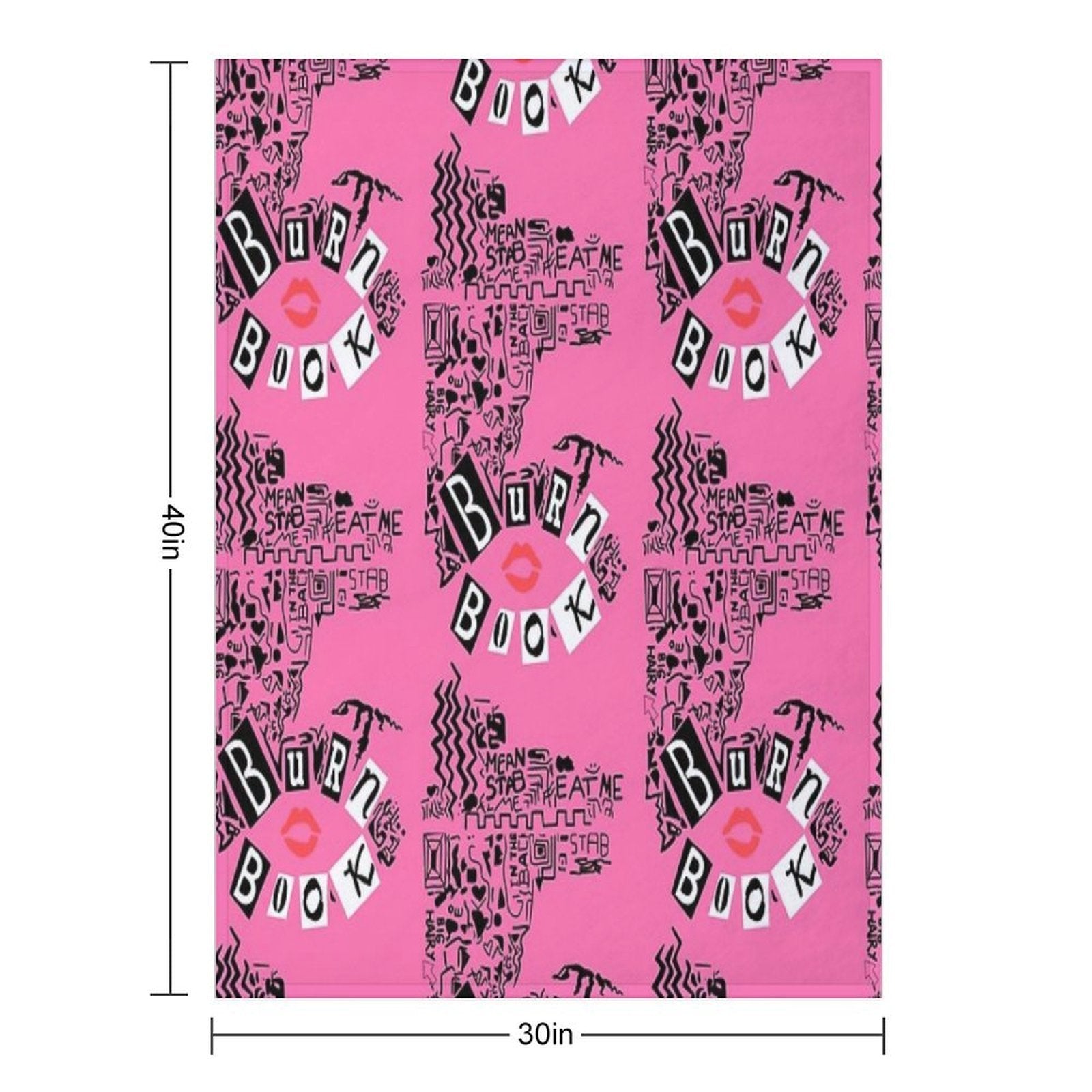 Burn Book - Mean Girls Gift-ready Throw Blanket