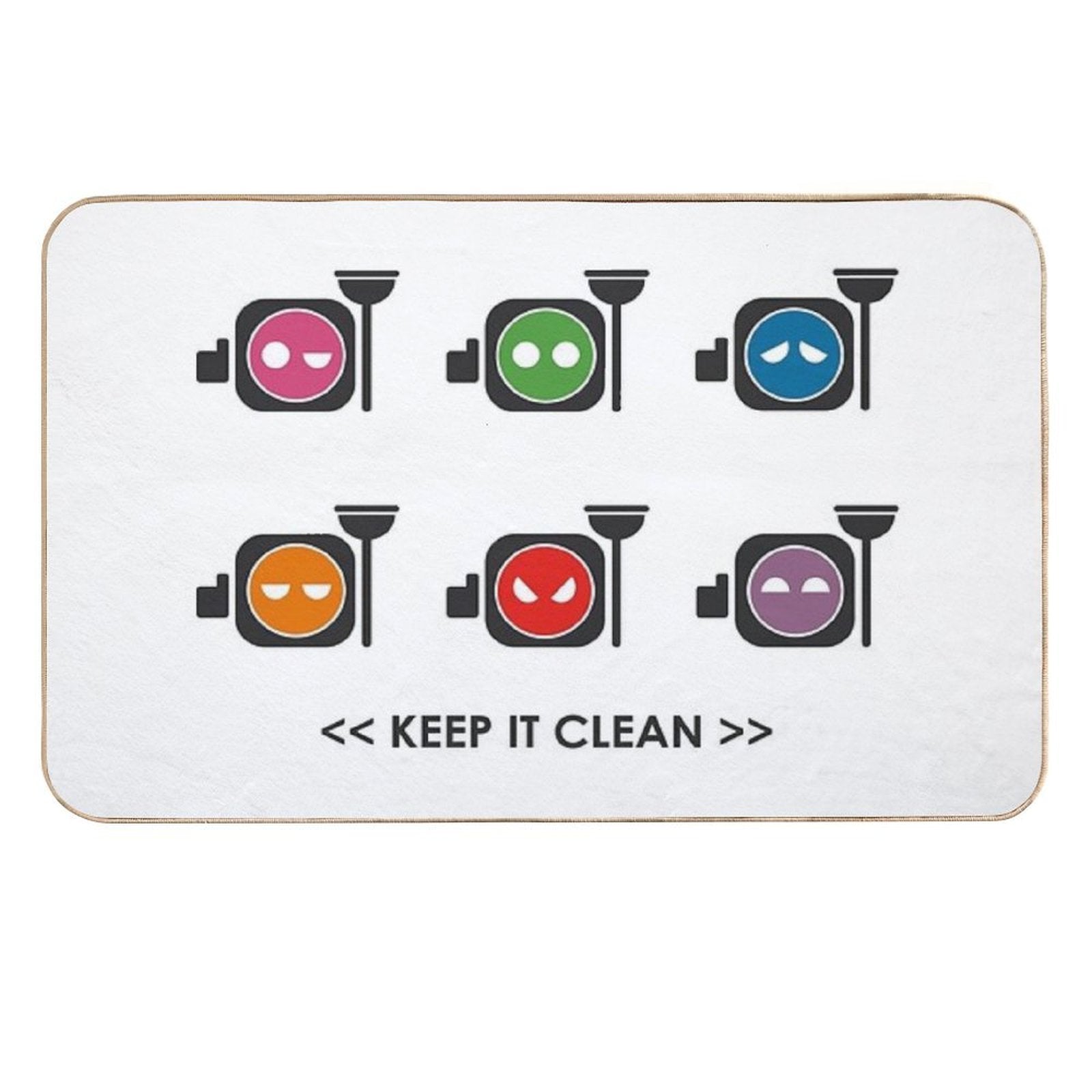 Keep It Clean Emotions  Anti-Trip Bath Mat