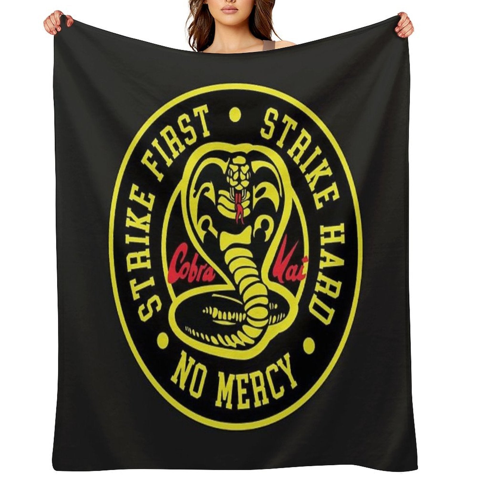 Cobra Kai Wrinkle-free Throw Blanket