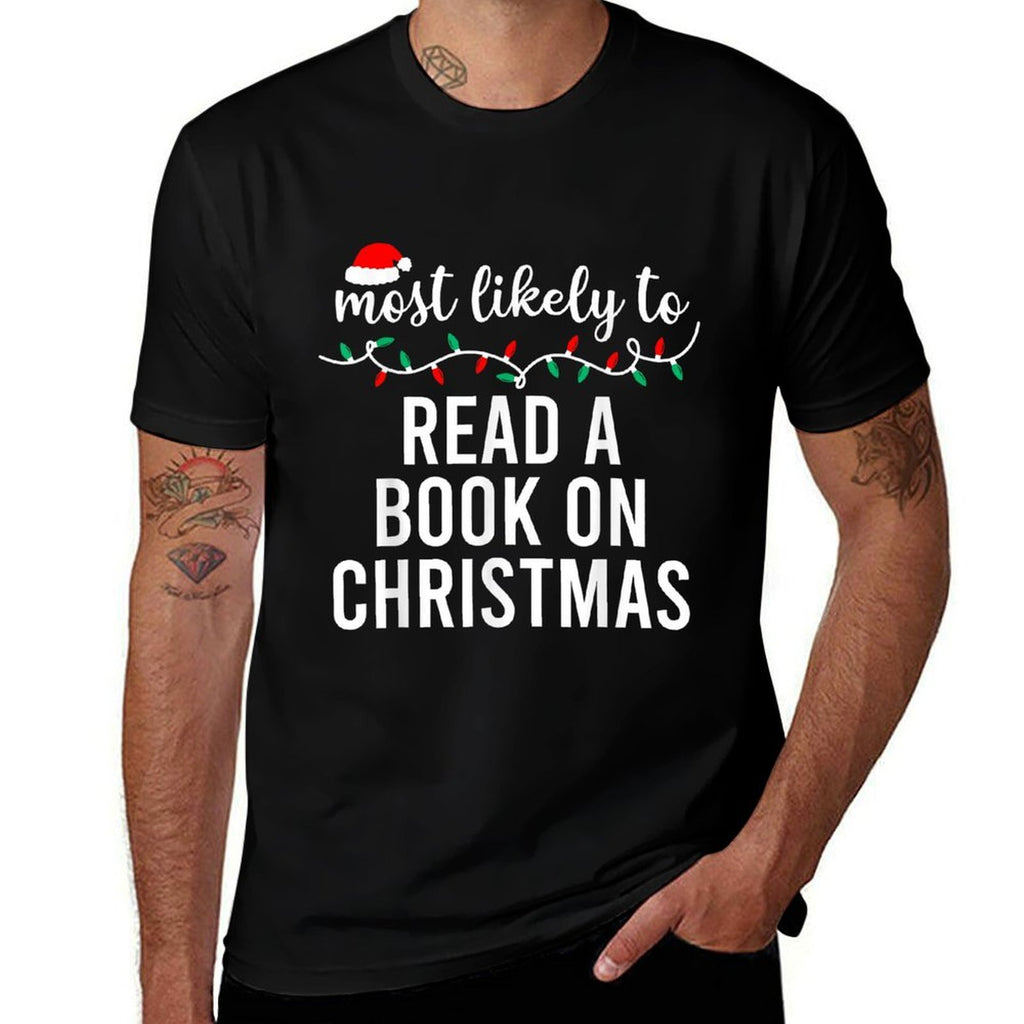 Most Likely To Christmas Matching Family Pajamas Funny  Eco-friendly Material T-Shirt