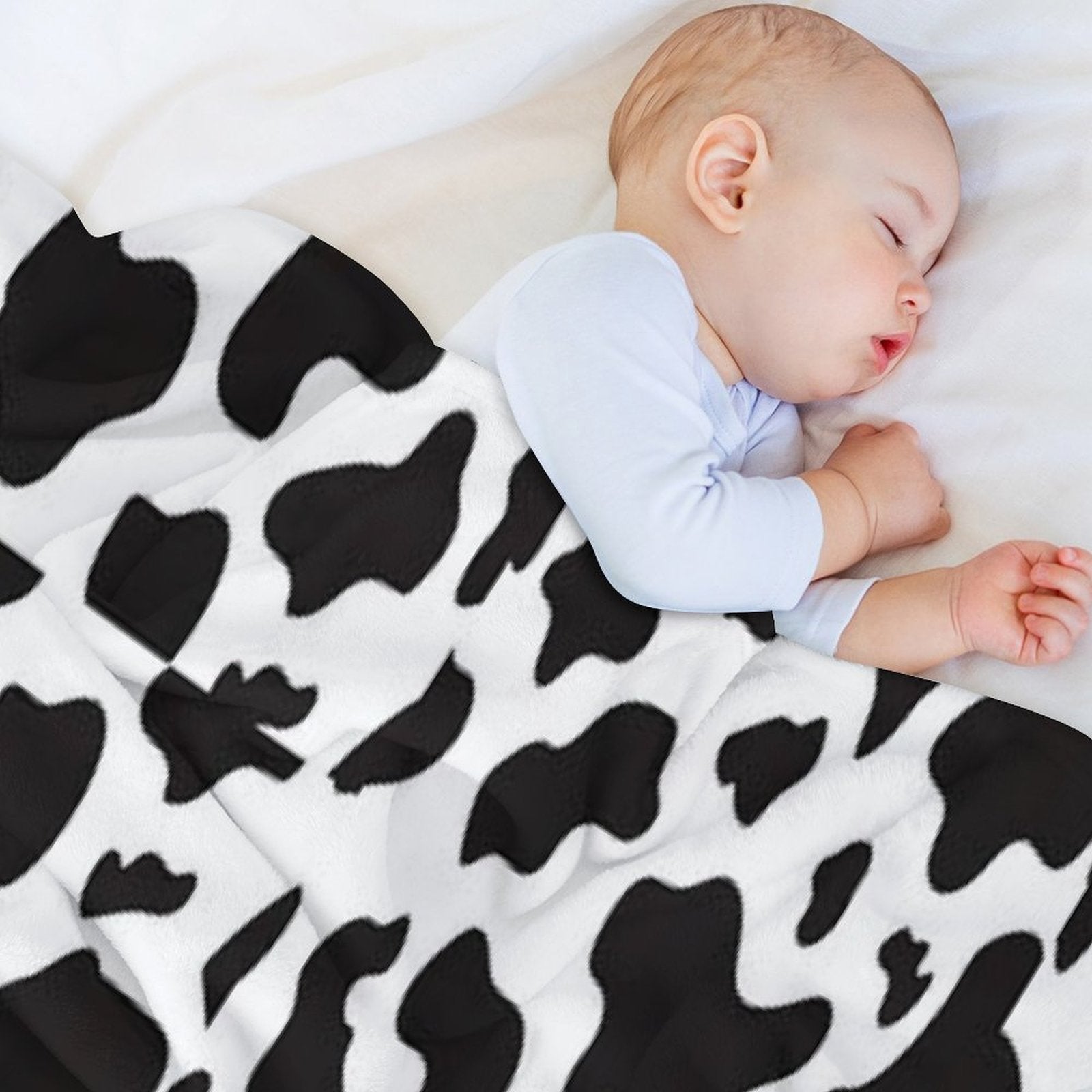 Cow Print Quick-dry Throw Blanket