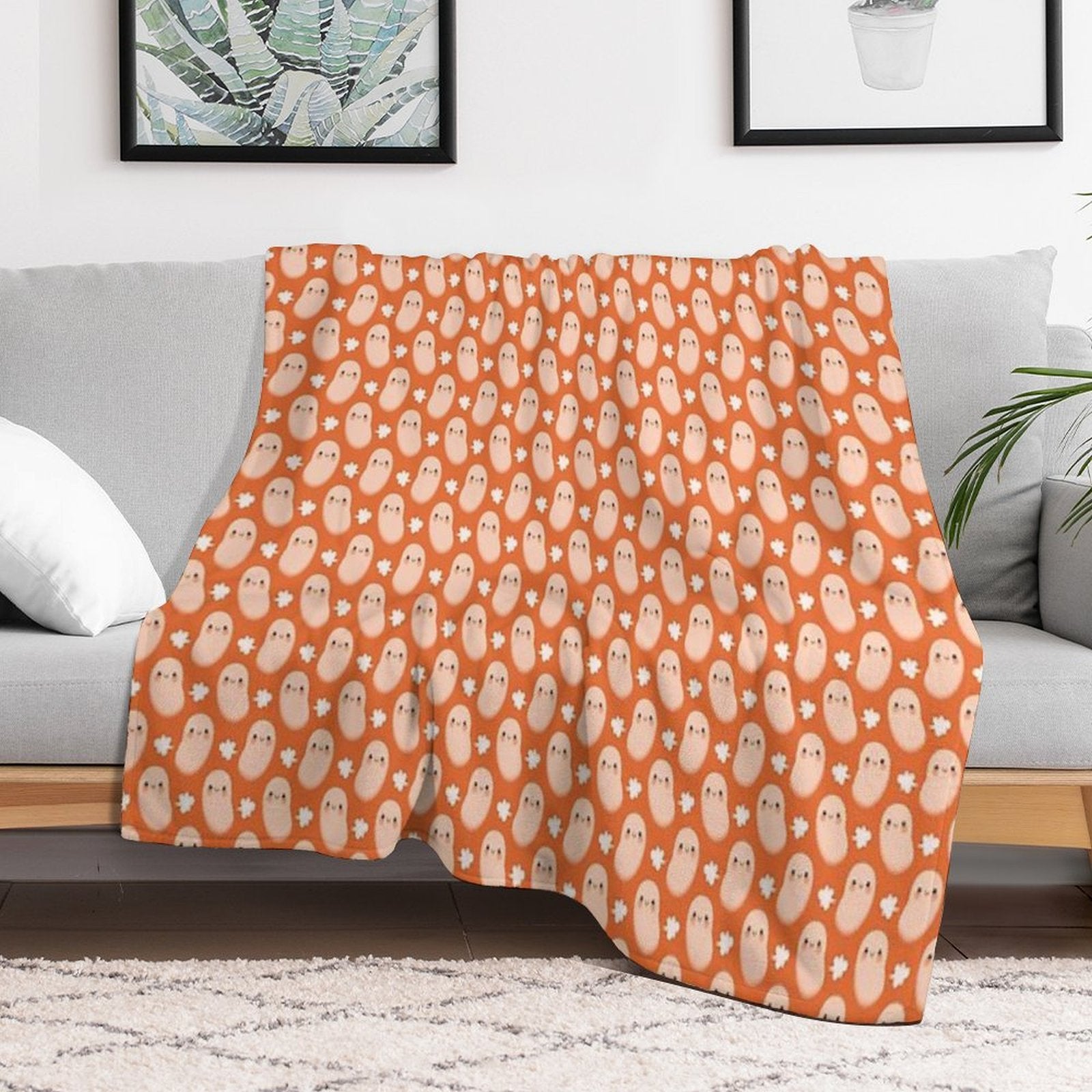 Baked Beans Farting Versatility Throw Blanket