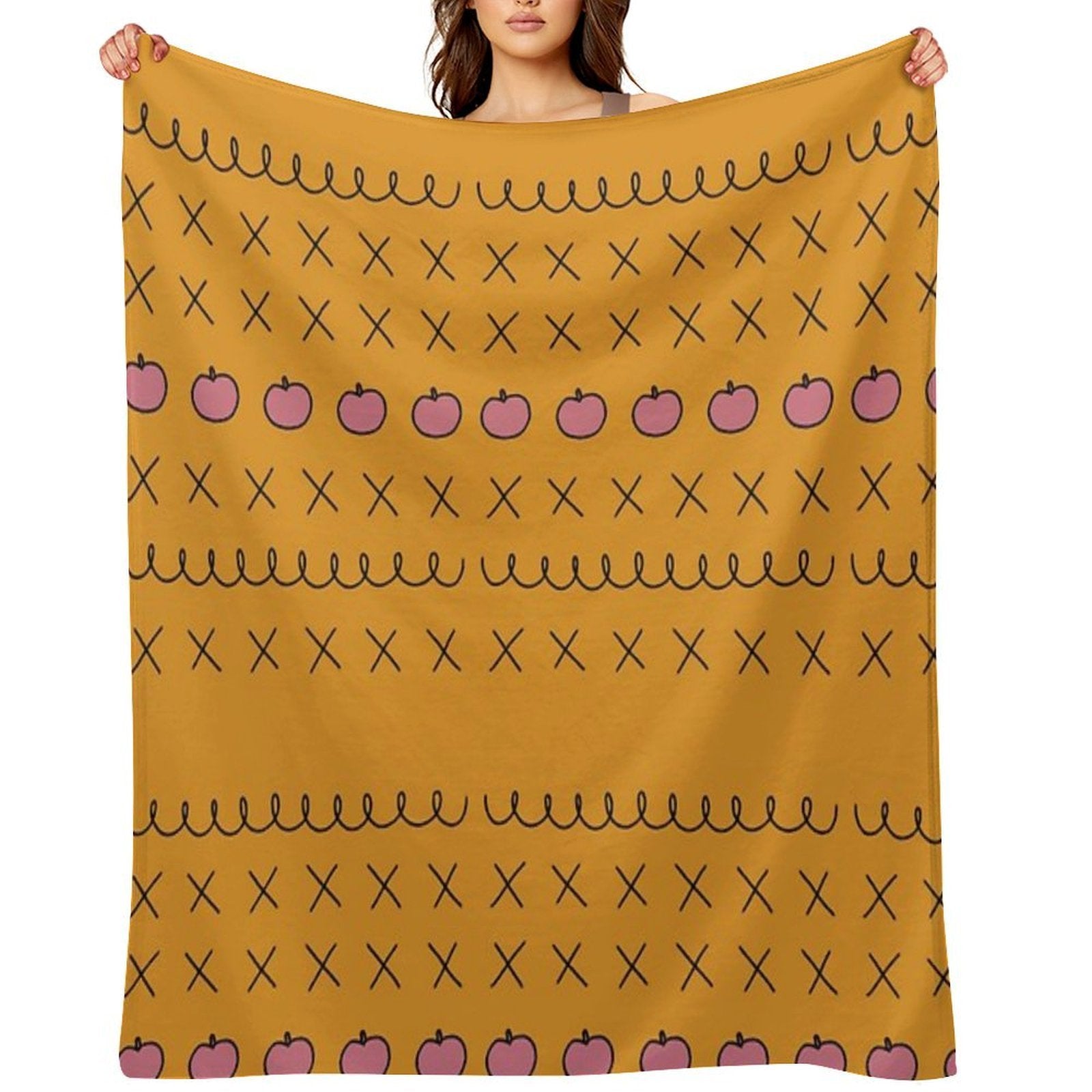 Horsin Around Machine-washable Throw Blanket