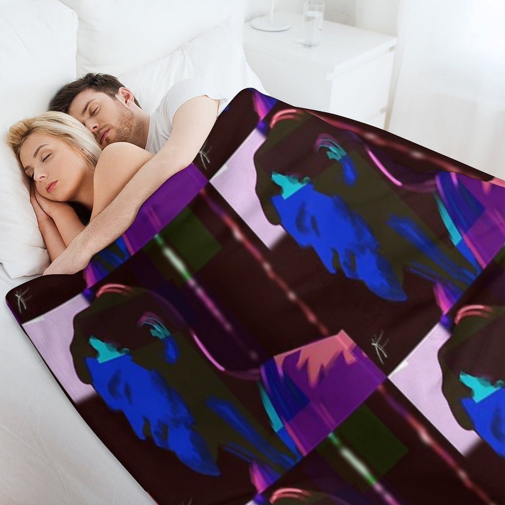 Neon Dude 1 Premium Throw Blanket