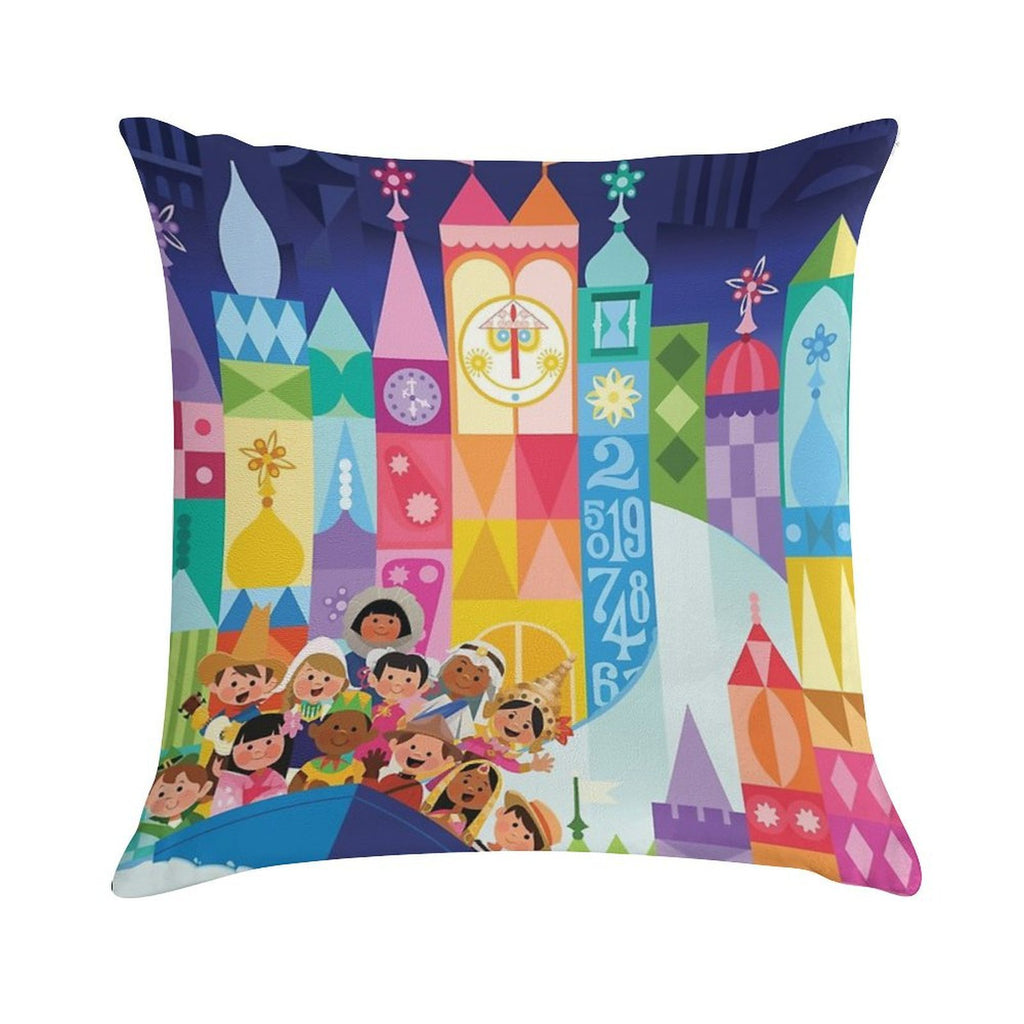 Small World Fantasyland Soft Style Accent Throw Pillow
