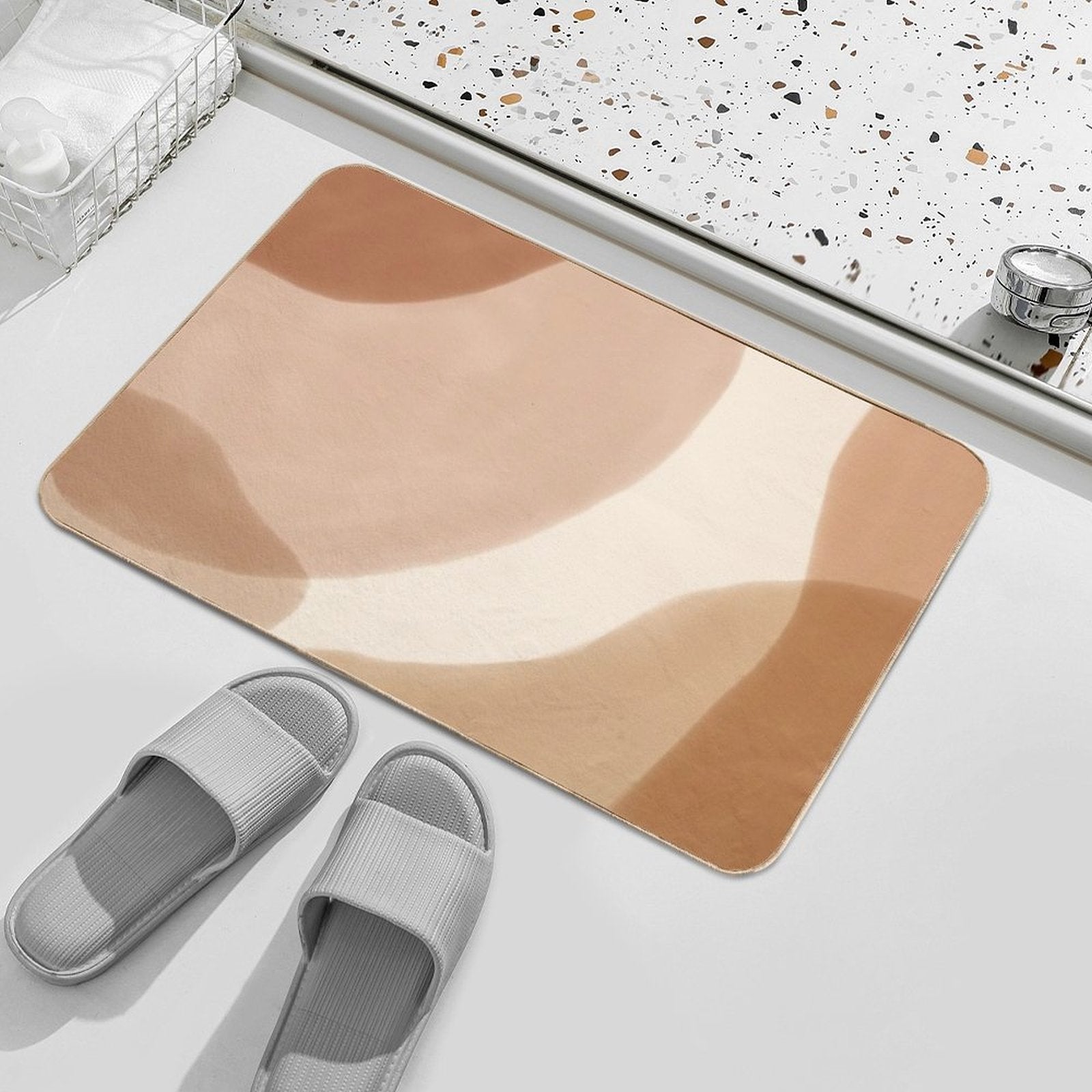 Earth Shapes  Stain-Proof Bath Mat